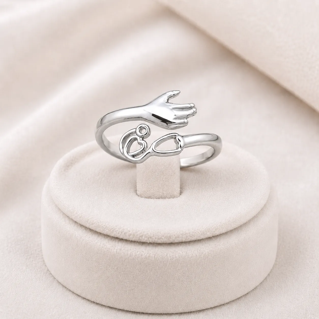 Holding Infinity Ring